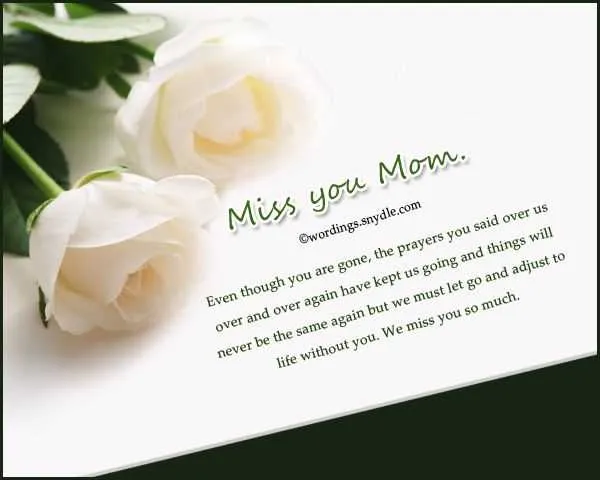 1 year death anniversary message for mother