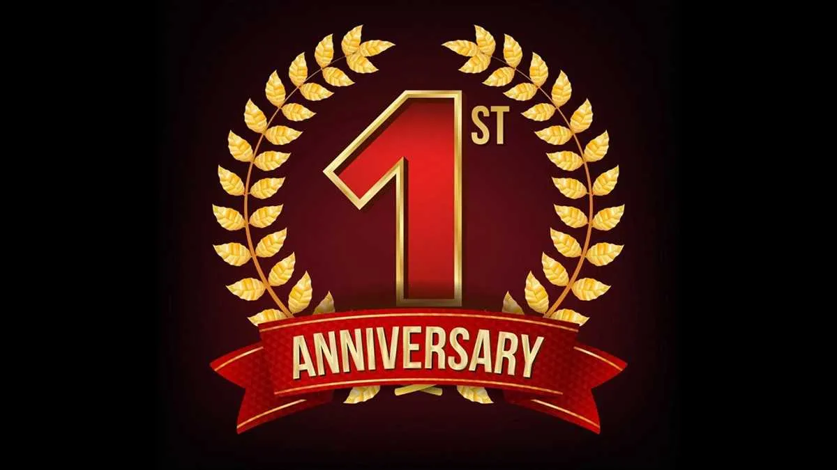 1 year anniversary messages