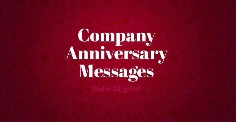 1 year company anniversary message