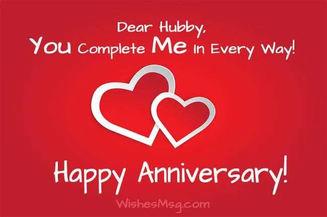 1st wedding anniversary message to my husband