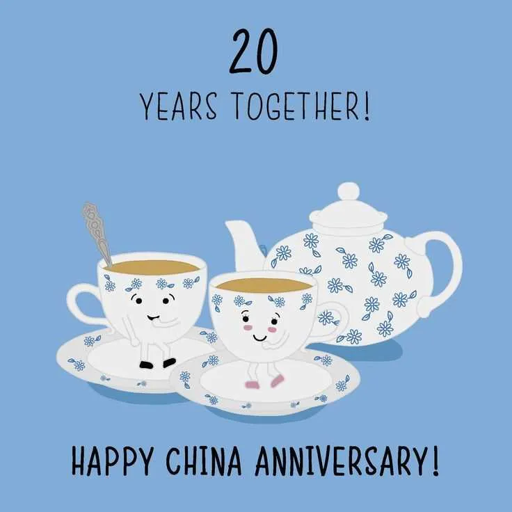 20th anniversary card messages