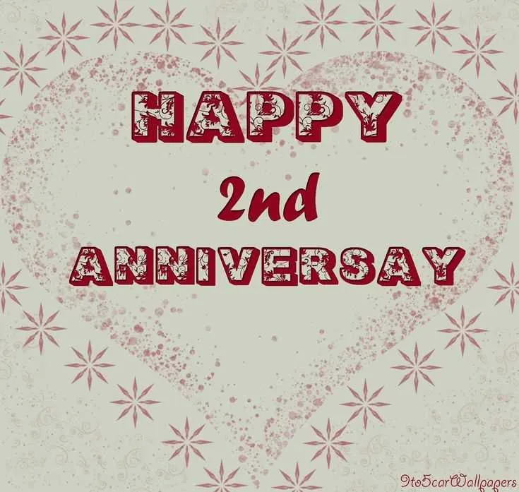 2nd anniversary message for boyfriend