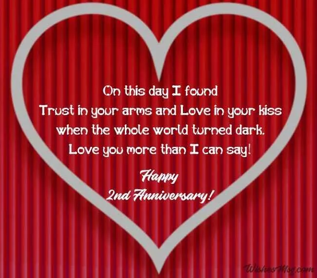 2nd death anniversary message for husband