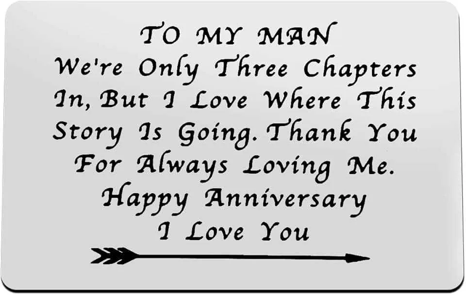 3 year anniversary message for him