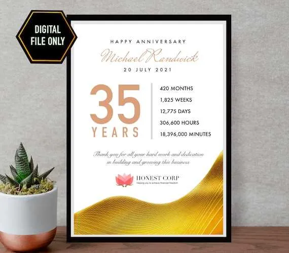 30 year work anniversary message