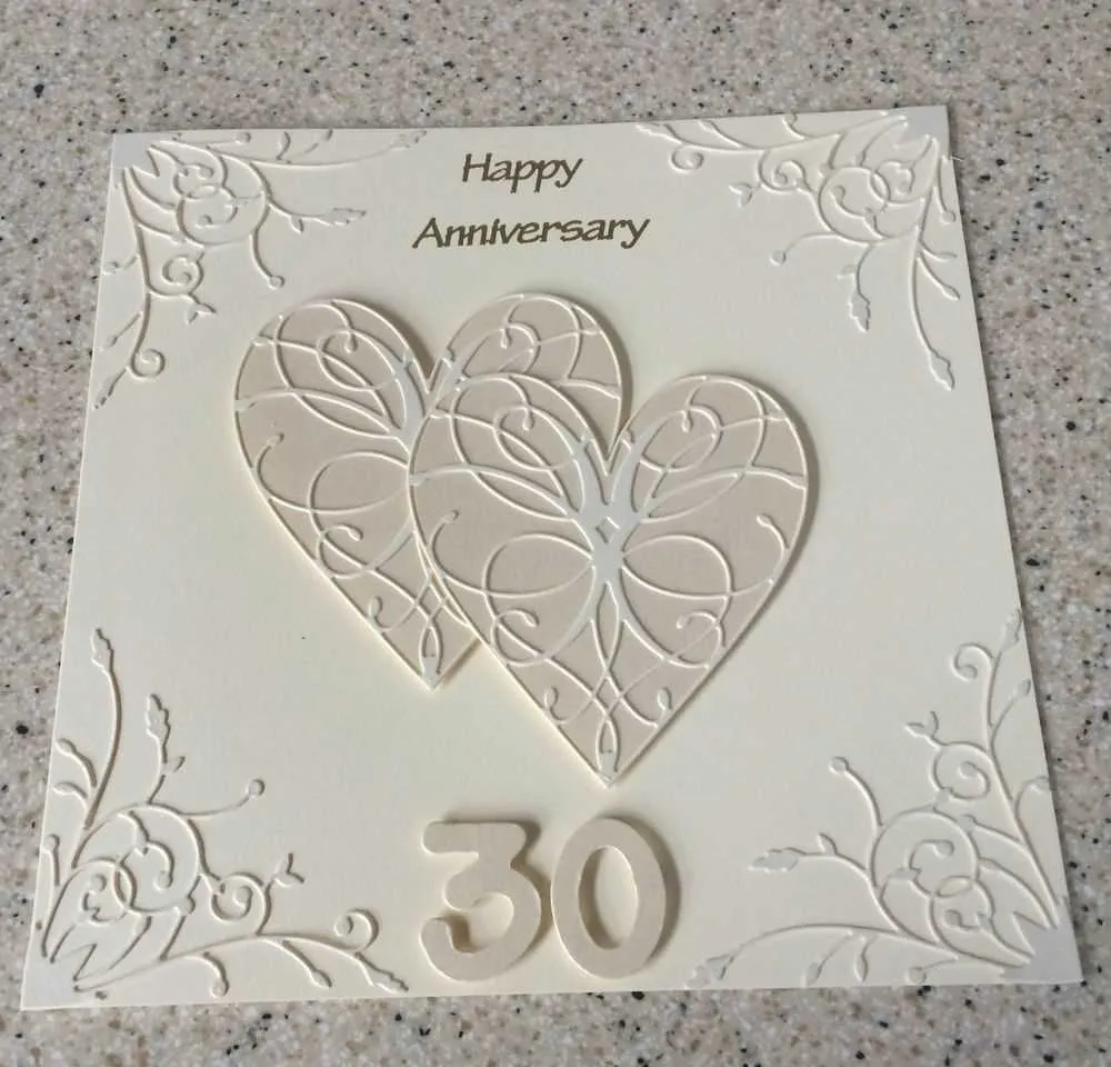 30th wedding anniversary card messages