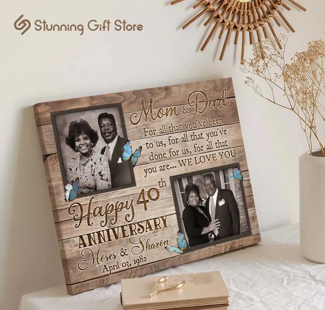 40th wedding anniversary messages for parents