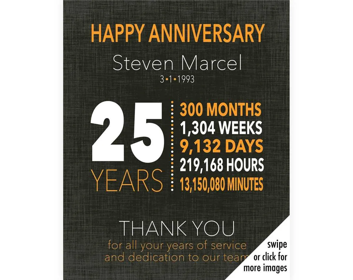 5 year work anniversary message to colleague