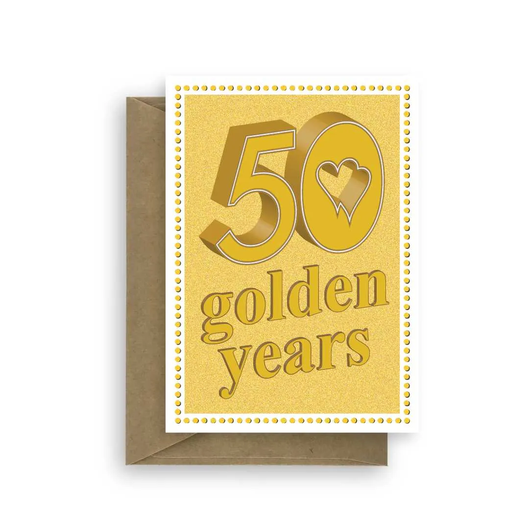 50th anniversary card messages
