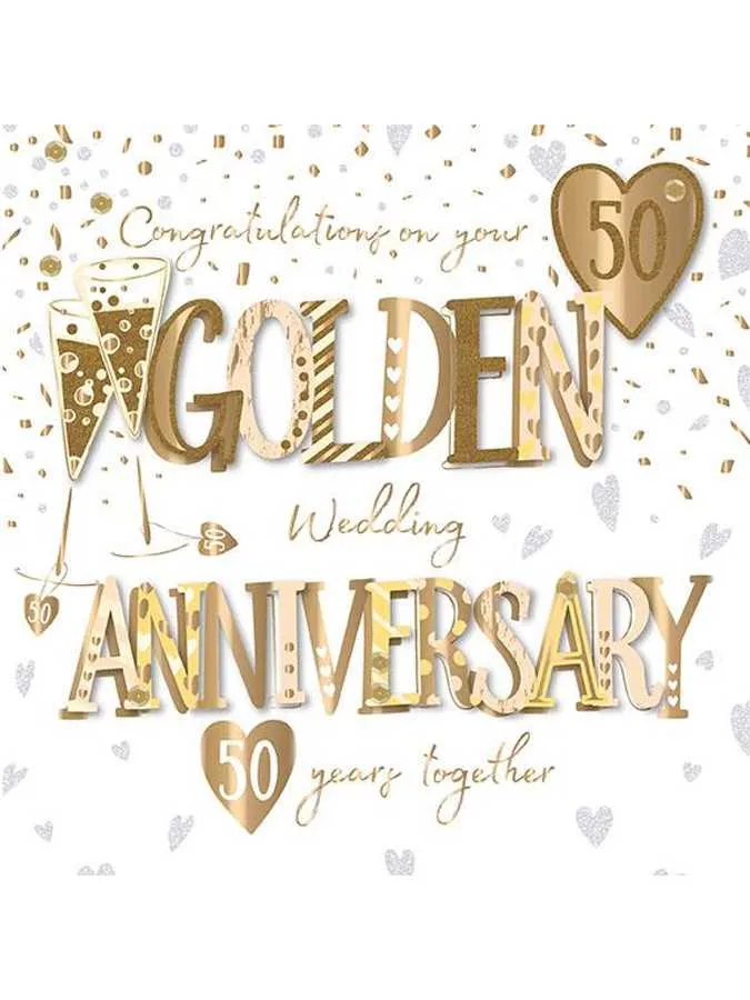 50th anniversary greeting card messages