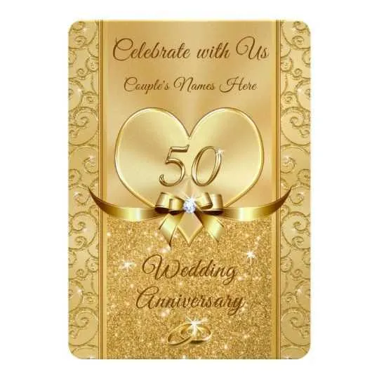 50th wedding anniversary card messages