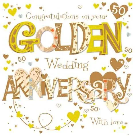 50th wedding anniversary greetings messages