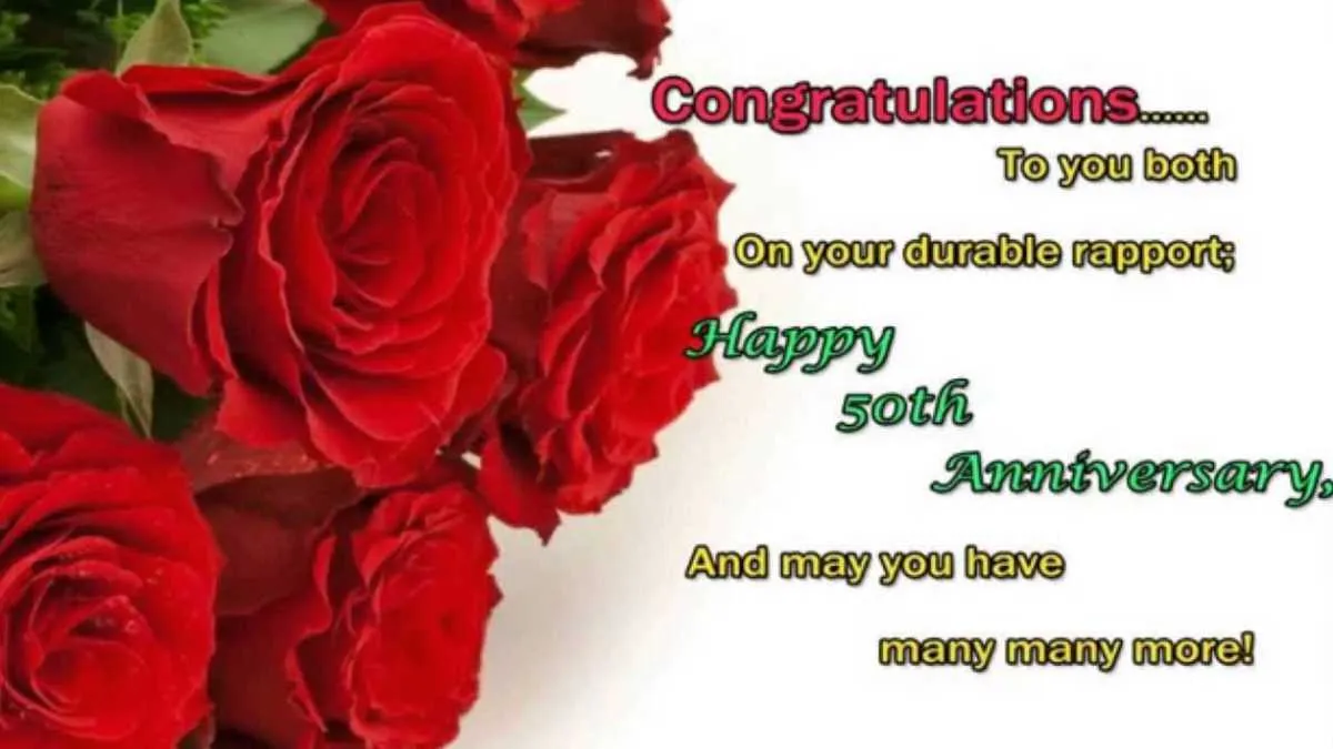 50th wedding anniversary messages
