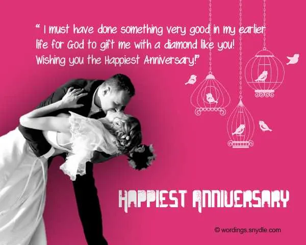 anniversary card messages funny