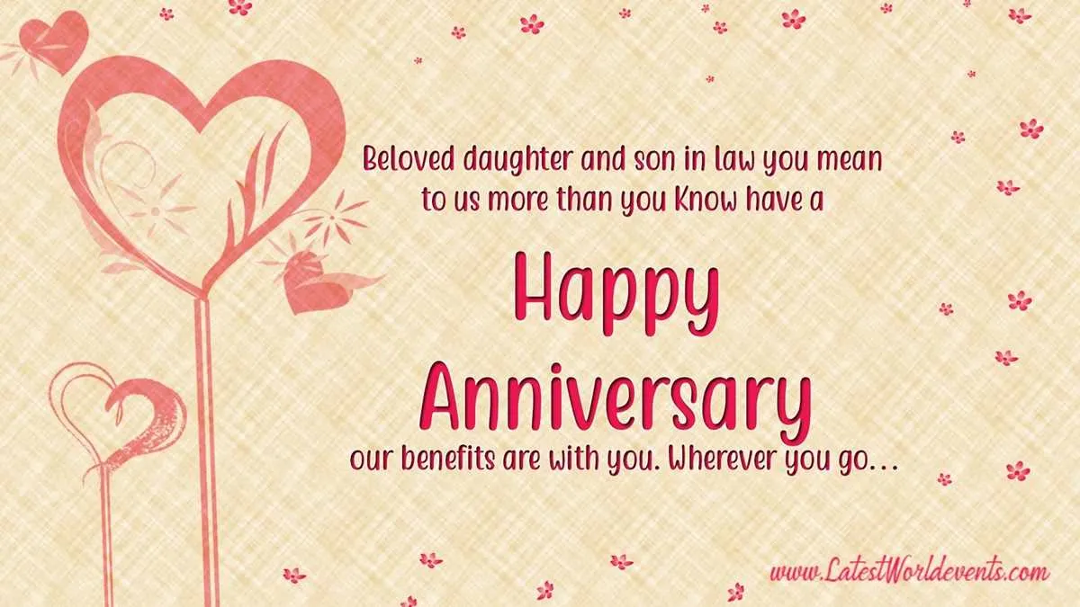 anniversary message for parents in law