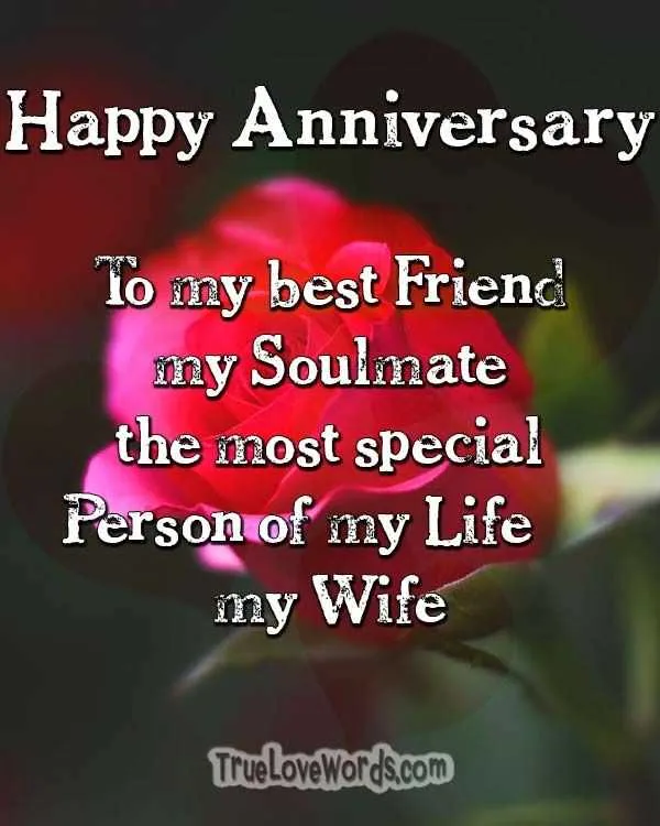 anniversary message for your wife