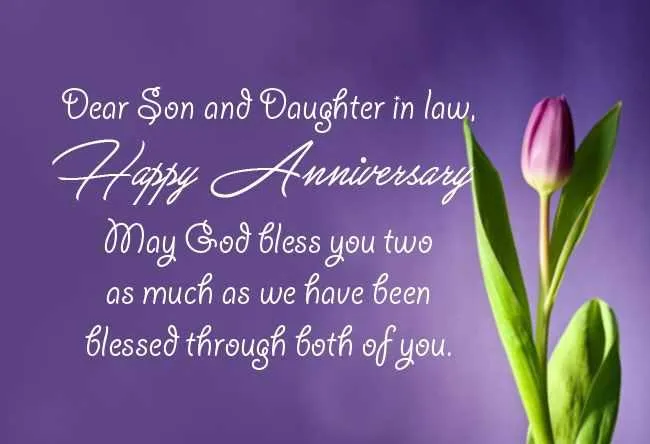anniversary message to inlaws