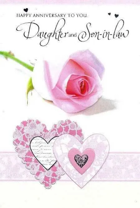 anniversary message to son & daughter in law