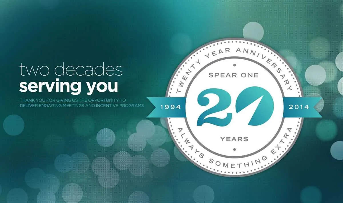 corporate anniversary message