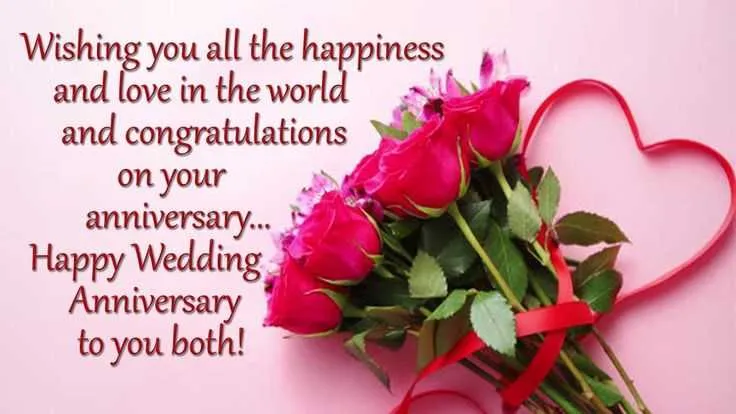 couple wedding anniversary message