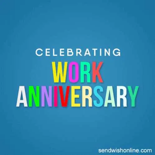 coworker work anniversary messages