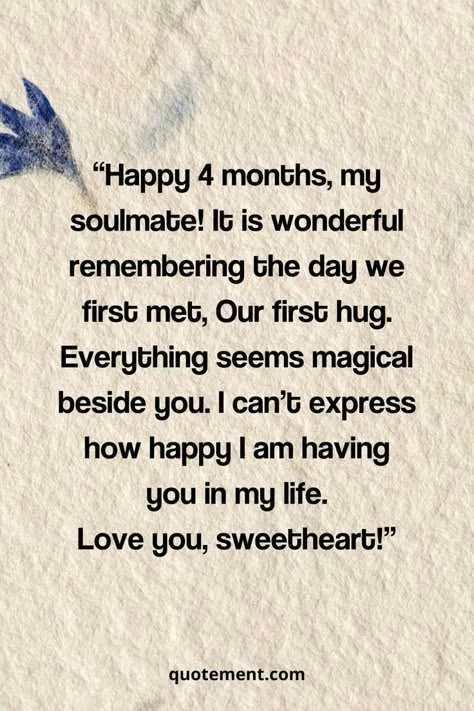 cute 6 month anniversary messages