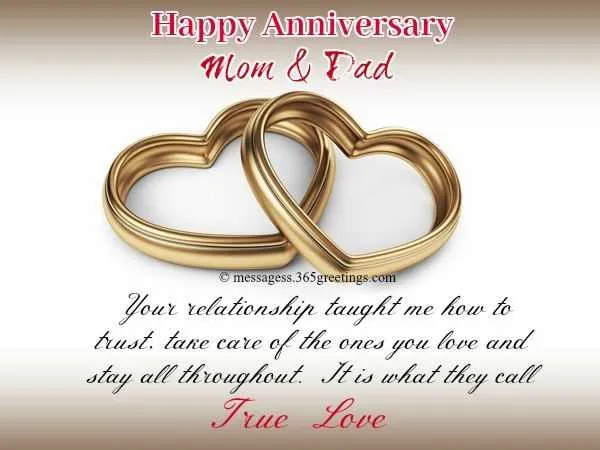 golden wedding anniversary message to parents