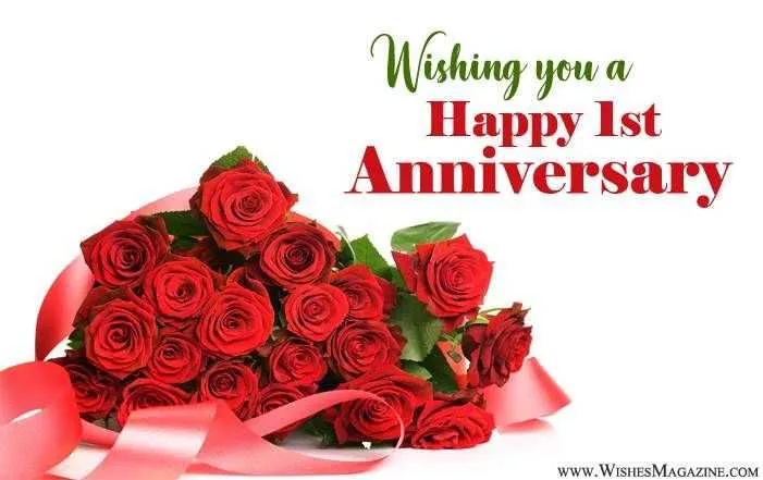 happy 1 year anniversary messages