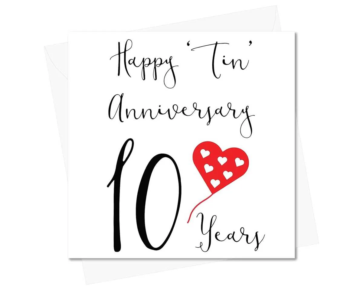 happy 10 year anniversary messages