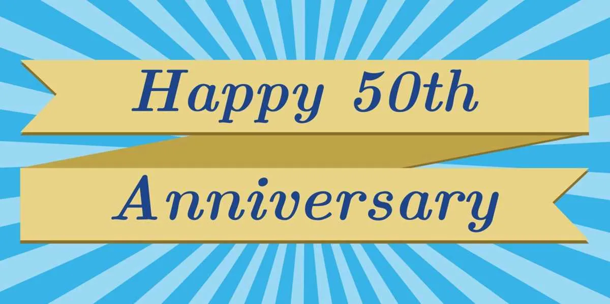 happy 50th anniversary message