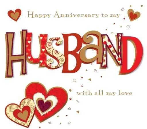 happy anniversary husband messages