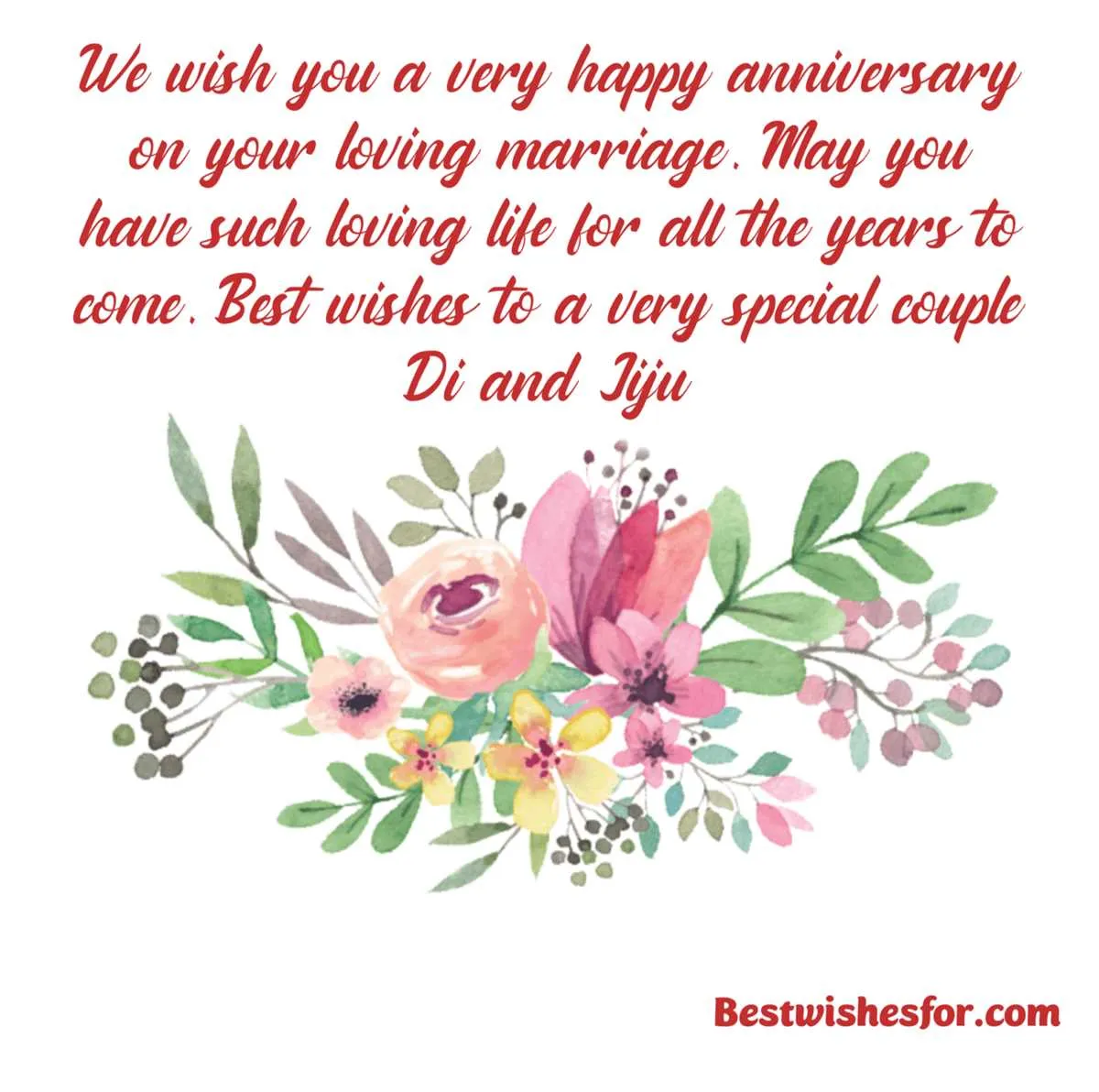 happy anniversary message for sister