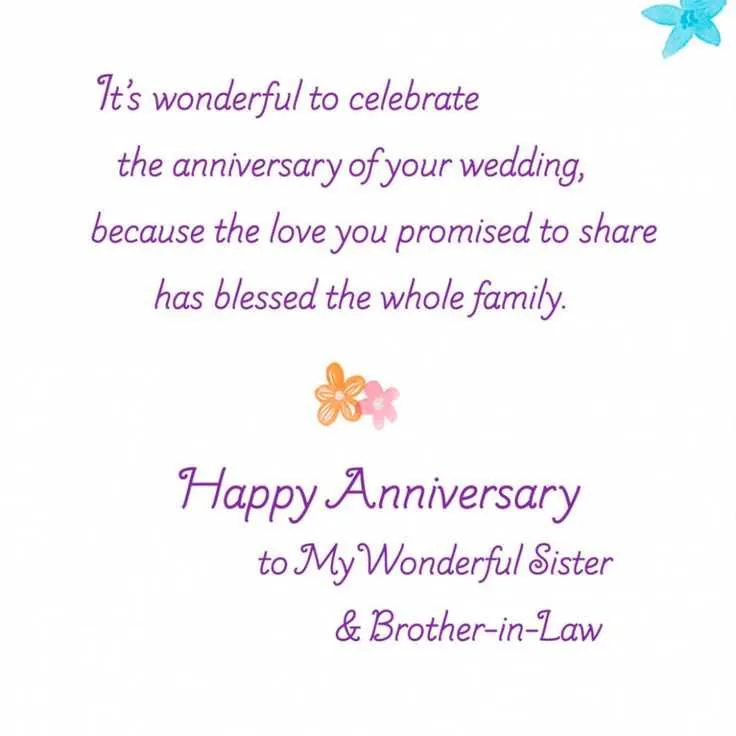 happy anniversary message for sister and jiju