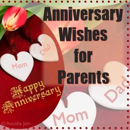 happy anniversary message mom dad