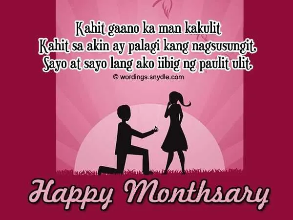 happy anniversary message tagalog