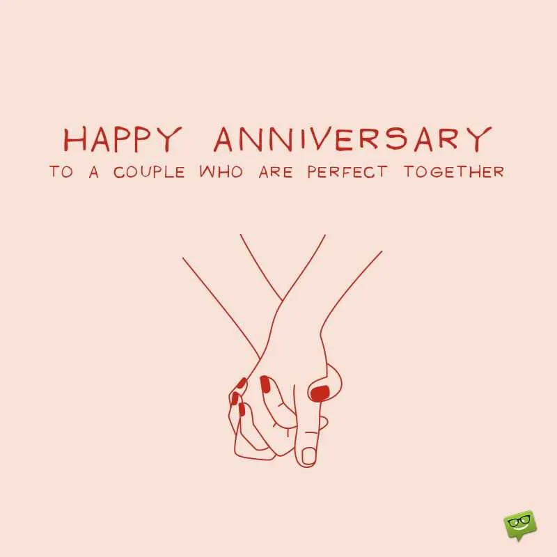 happy anniversary to couple message