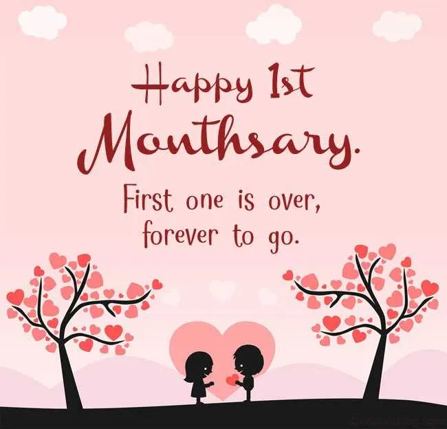 happy first month anniversary messages