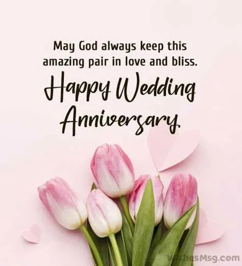 happy wedding anniversary to us message