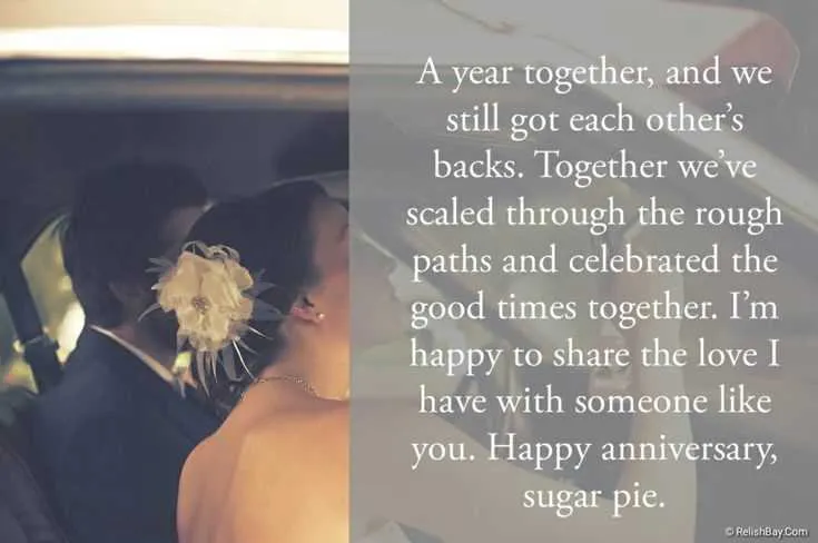 long 1 year anniversary message for girlfriend
