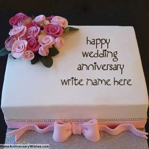 marriage anniversary cake message