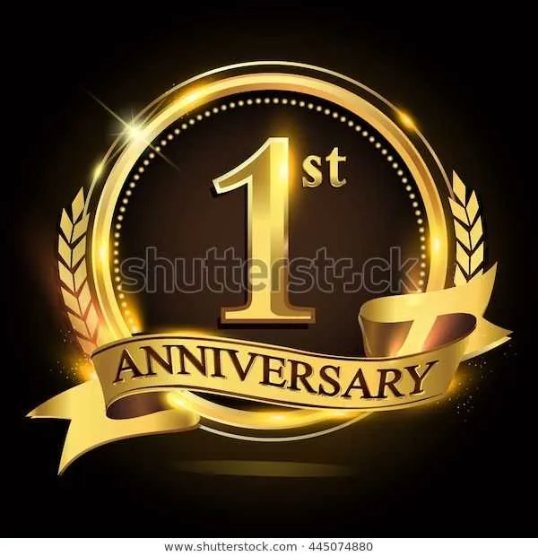 message 1st anniversary