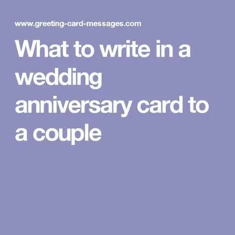 messages for anniversary couple