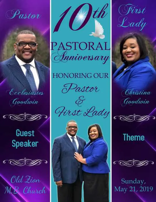 pastor anniversary message
