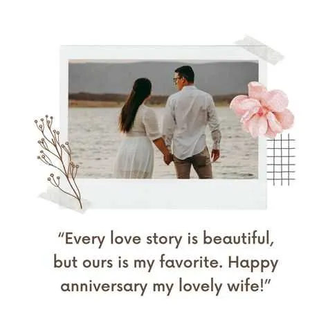 short anniversary message for wife