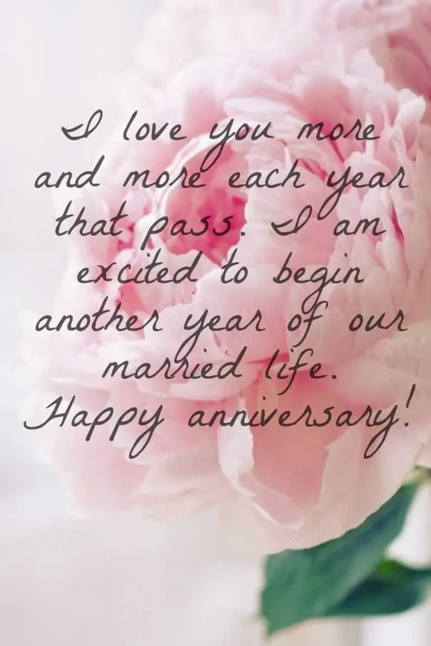 special message for husband on wedding anniversary