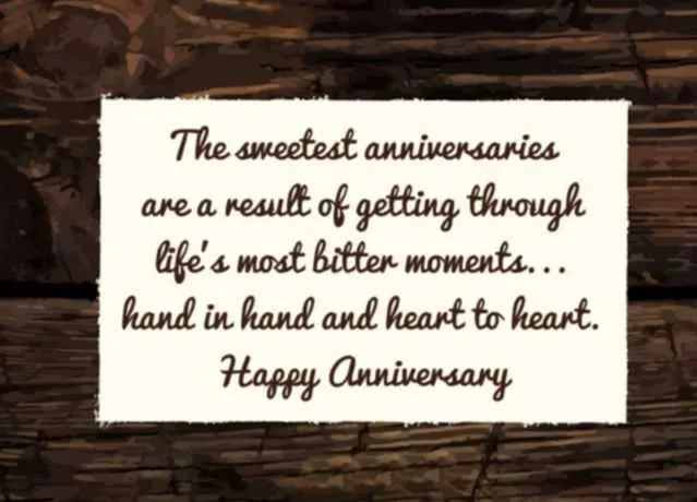 sweet anniversary messages