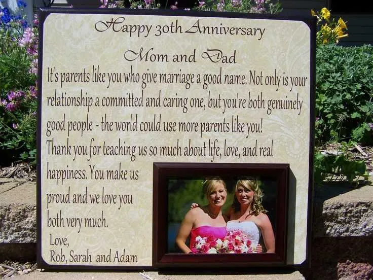 thank you message for parents anniversary