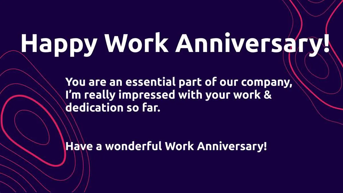 thank you message to manager on work anniversary