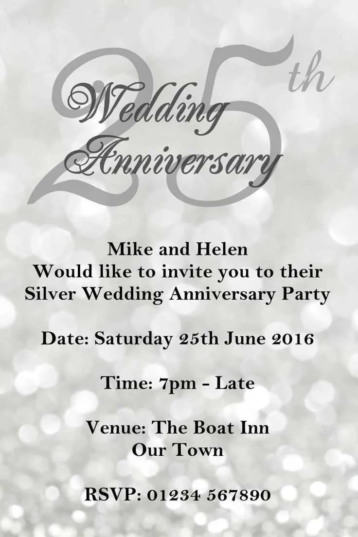 wedding anniversary invitation message to friends