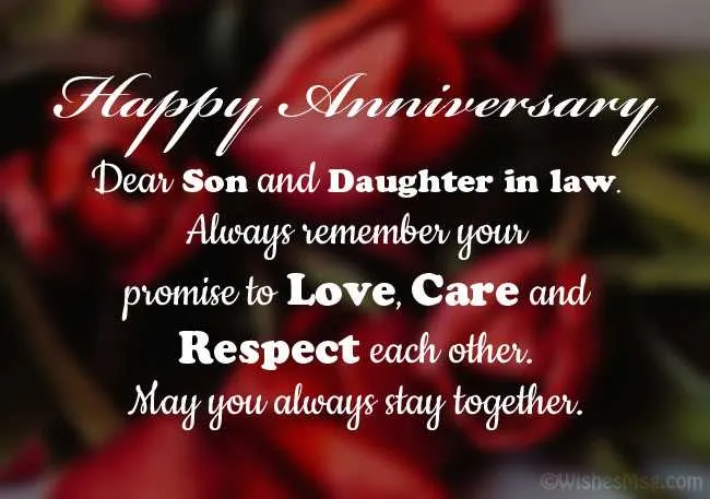 wedding anniversary message to daughter